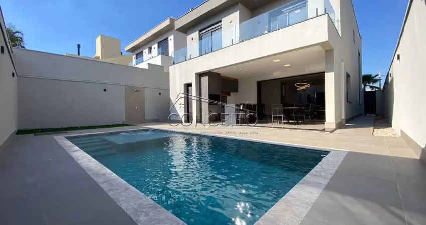 Sobrado à venda no condomínio reserva do engenho com 289 m² | 3 suítes com closet e 4 vagas de garagem.