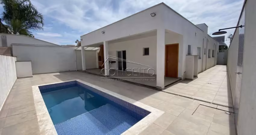 Casa térrea para locação no condomínio residencial damha com 230 m² | 3 suítes e 4 vagas de garagem