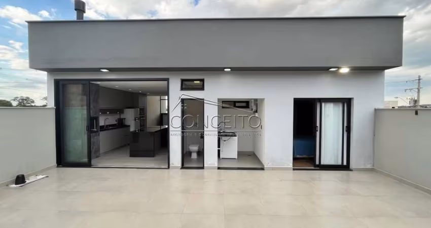 Sobrado à venda no Condomínio Soleil Piracicaba com 162 m² | 3 dormitórios, sendo 1 suíte e 4 vagas de garagem.