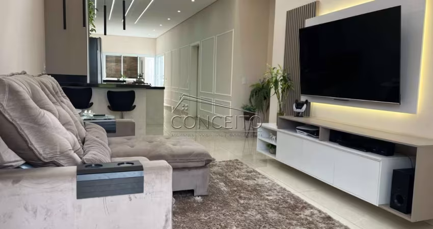 Casa térrea à venda no Residencial Ágape com 150 m² | 2 dormitórios, sendo 1 suíte com closet e 2 vagas de garagem cobertas.
