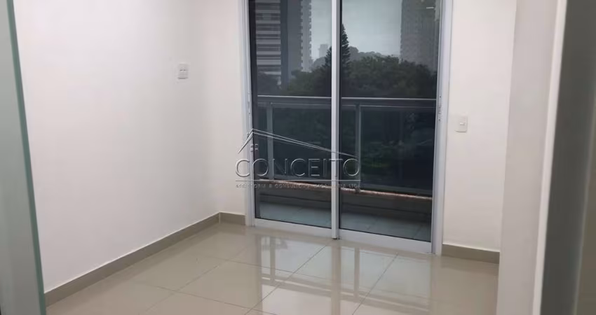 Sala comercial para locação no Edifício Trio By Lindenberg com 84 m² | 2 salas, 2 banheiros e 2 vagas de garagem.