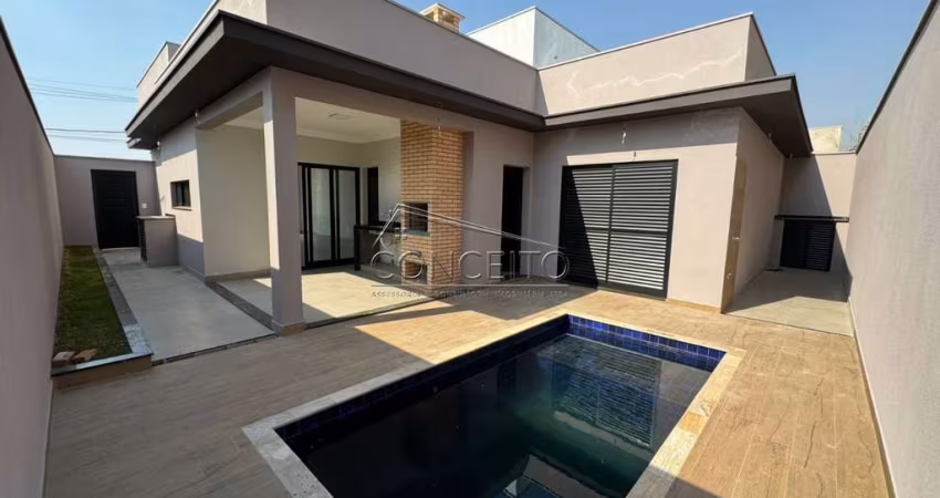 Casa térrea à venda no Condomínio Soleil Piracicaba com 181m² | 3 suítes e 4 vagas de garagem.
