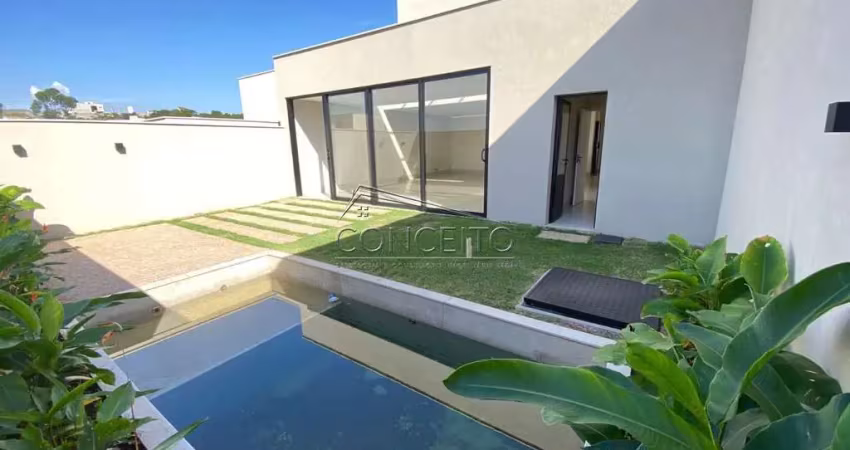 Casa térrea à venda no condomínio soleil piracicaba com 243m² | 3 suítes, espaço gourmet e 4 vagas de garagem.