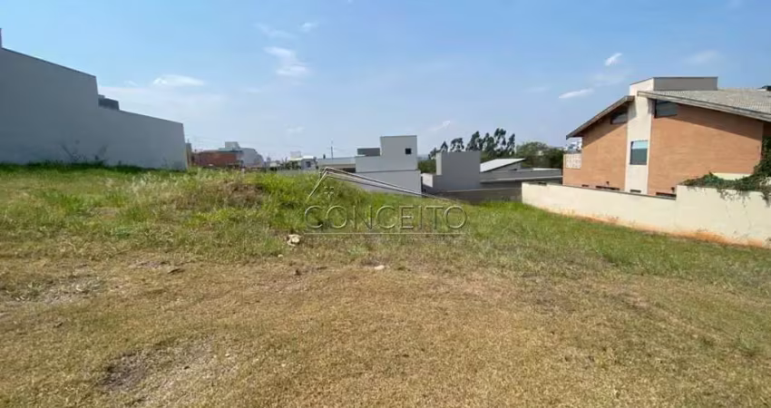 Terreno à venda no condomínio soleil piracicaba com 286m² de área total.