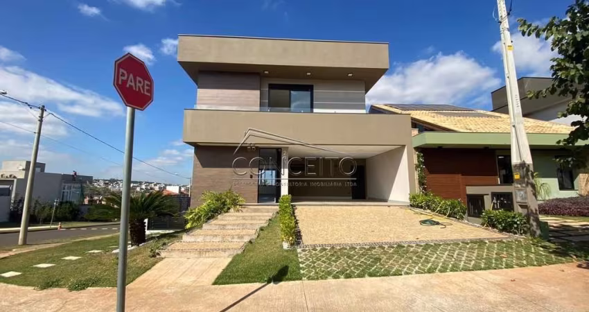 Sobrado à venda no Condomínio Residencial Villa D'Áquila com 288m² | 3 suítes e 4 vagas de garagem.