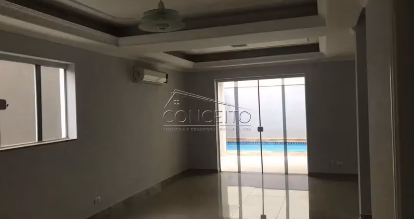 Sobrado à venda no Condomínio Terras de Piracicaba IV com 260 m² | 4 dormitórios, sendo 2 suítes e 4 vagas de garagem.