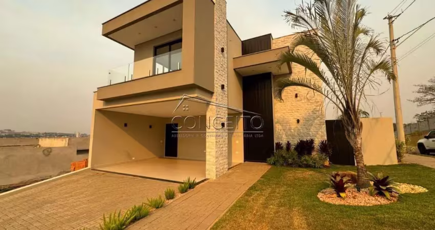 Sobrado disponível para venda/locação no condomínio residencial damha ii com 231,34 m² | 3 suítes e 4 vagas de garagem, sendo 2 cobertas.