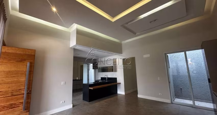Casa térrea à venda no Condomínio Ondas Do Piracicaba com 168m² | 3 suítes e 4 vagas de garagem.