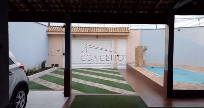 Casa térrea à venda no campestre com 200 m² de área construída | 3 dormitórios, sendo 1 suíte e 4 vagas de garagem