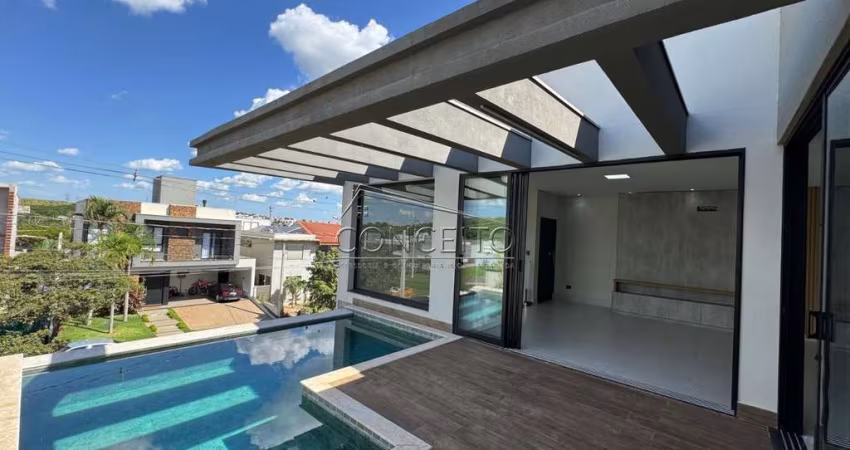 Sobrado à venda no Condomínio Residencial Villa D'Áquila com 208m² | 3 suítes e 4 vagas de garagem.
