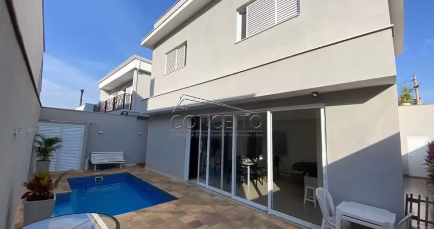 Sobrado à venda no Condomínio Residencial Villa D'Áquila com 307m² | 4 dormitórios sendo 3 suítes e 4 vagas de garagem.