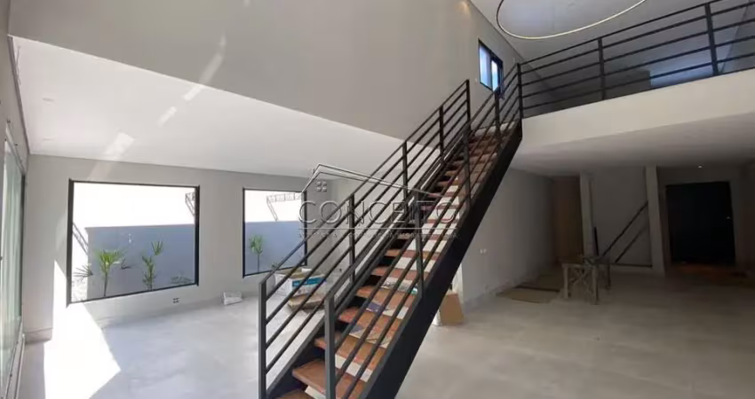 Sobrado à venda no condomínio monte alegre com 360 m² | 4 suítes, mezanino e 4 vagas de garagem