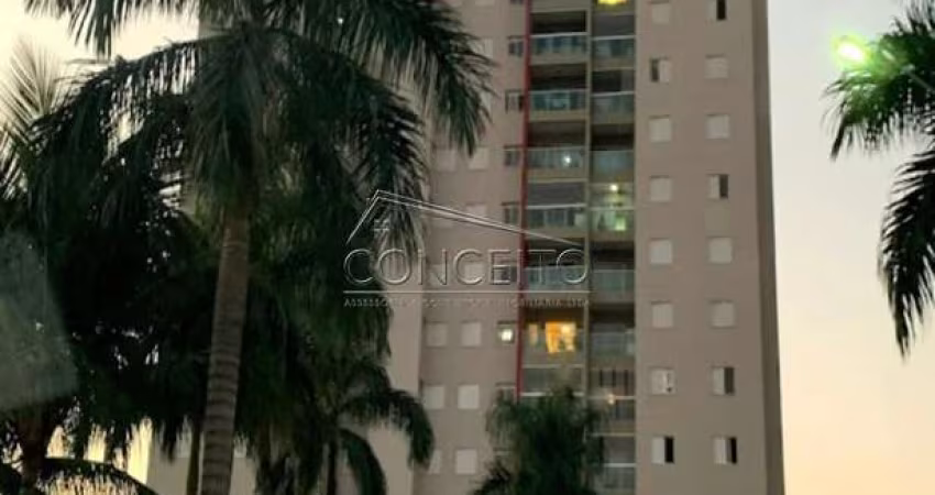 Apartamento mobiliado à venda no Condomínio Villa Unitá Residencial em Americana com 72 m² | 3 dormitórios, sendo 1 suíte e 1 vaga de garagem.
