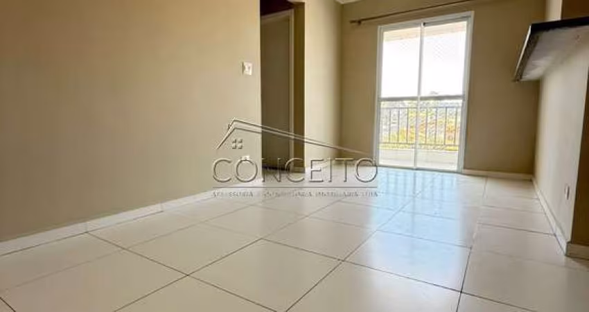 Apartamento para locação no Condomínio Residencial Toronto com 63 m² | 2 dormitórios, sendo 1 suíte e 2 vagas de garagem.
