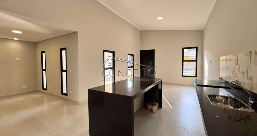 Casa térrea à venda no condomínio Villagio Clotilde Brossi com 132 m² | 3 dormitórios, sendo 1 suíte e 4 vagas de garagem.