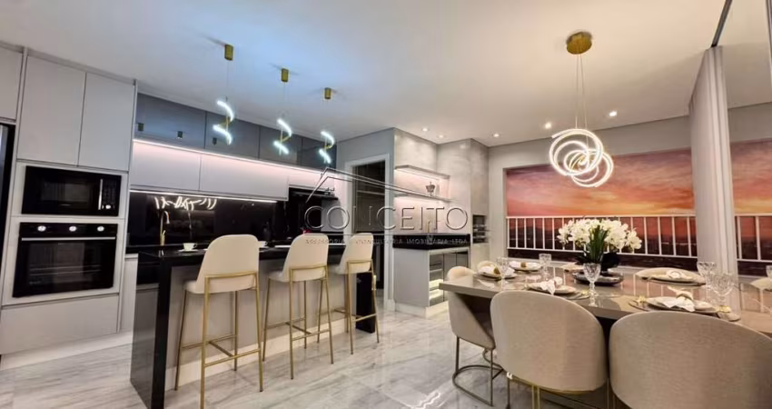 Apartamento decorado no condomínio Luxor Resort Residence com 87 m² | 3 dormitórios, sendo 1 suíte e 2 vagas de garagem.