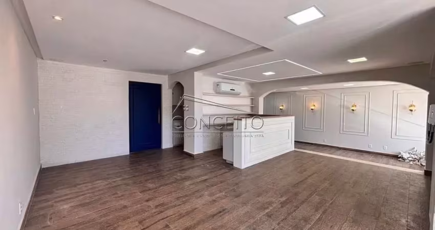 Casa comercial para locação no bairro são dimas com 240 m² | recepção, 5 salas e 3 vagas de estacionamento.