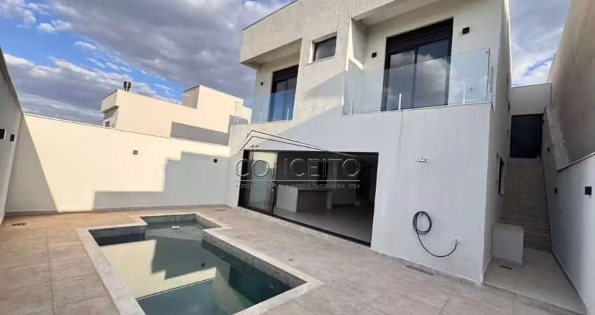 Sobrado à venda no condomínio soleil piracicaba com 204 m² | 3 dormitórios, sendo 1 suíte e 4 vagas de garagem.