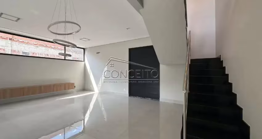 Sobrado de alto padrão à venda no condomínio residencial samantha iii em araras com 267 m² | 3 suítes, sendo 1 suíte com closet e 4 vagas de garagem.