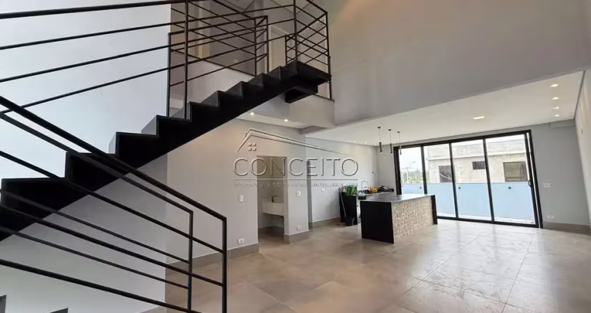 Sobrado à venda no condomínio canadá residencial com área construída de 200 m² | 3 suítes, piscina e 4 vagas de garagem, sendo 2 cobertas.