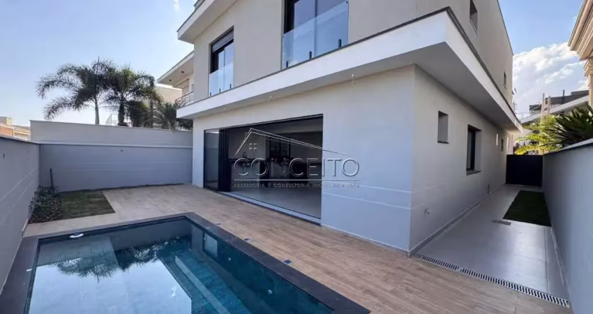 Sobrado recém construído, à venda no condomínio residencial villa d'aquila com área construída de 262,02 m² | 4 suítes e 4 vagas de garagem