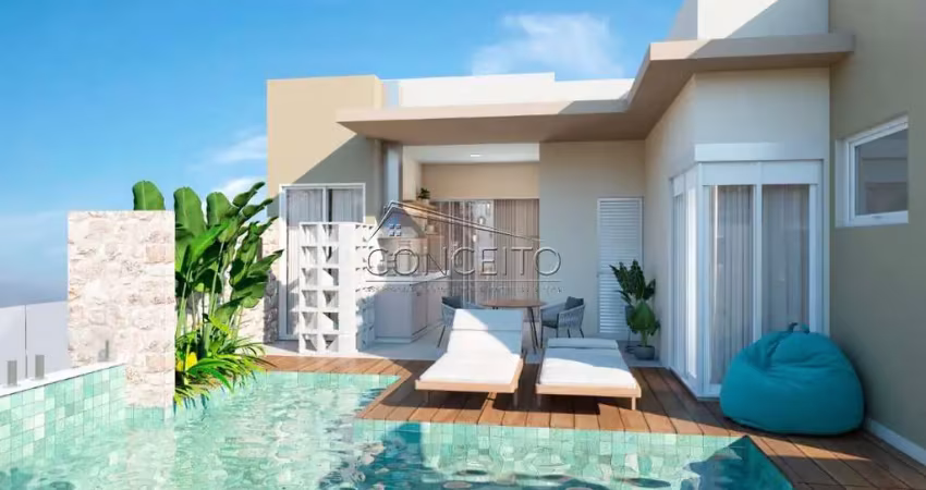 Casa térrea em construção à venda no condomínio soleil piracicaba com área construída de 172,84 m² | 3 dormitórios, sendo 1 suíte e 2 vagas de garagem