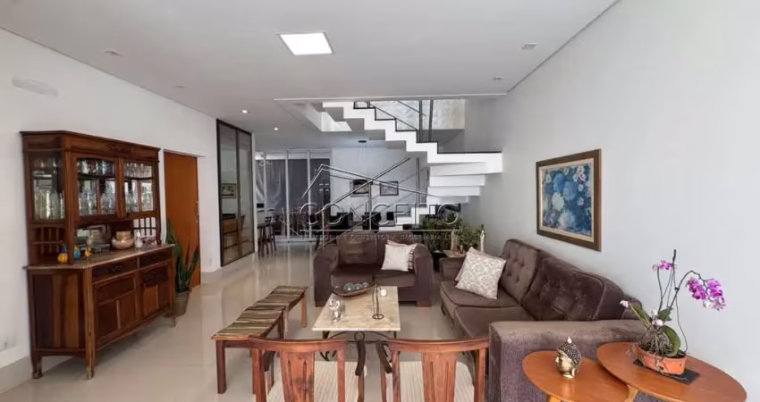 Sobrado à venda no condomínio residencial park unimep taquaral com área construída de 216,56 m² | 3 suítes, sala íntima e 4 vagas de garagem