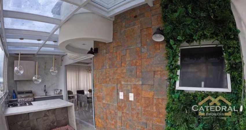 Apartamento Triplex com 4 dormitórios para alugar, 238 m² por R$ 14.791,67/mês - Anhangabaú - Jundiaí/SP