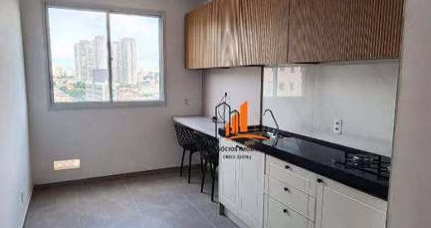 Apartamento com 1 dormitório para alugar, 25 m² por R$ 2.200,00/mês - Belenzinho - São Paulo/SP