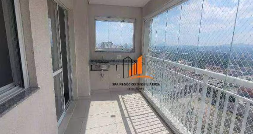Apartamento com 1 dormitório para alugar, 49 m² por R$ 3.388/mês - Tatuapé - São Paulo/SP