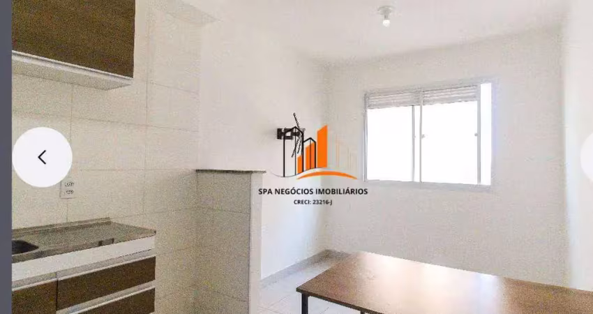 Apartamento com 2 dormitórios para alugar, 32 m² por r$ 1.350/mês - itaquera - são paulo/sp