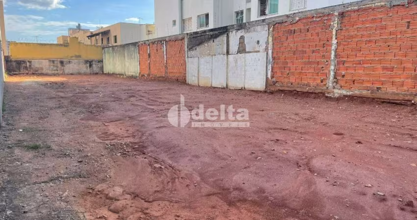 Terreno disponível para venda e locação no bairro Bom Jesus em Uberlândia-MG