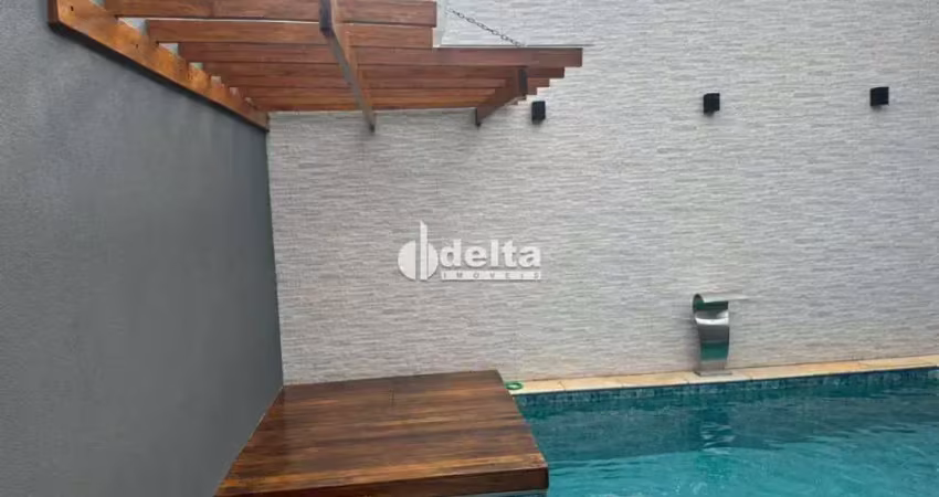 Casa disponível para locação no bairro Jardim Botânico em Uberlândia-MG.