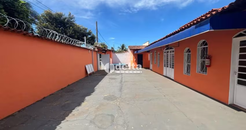 Casa comercial disponível para locação no bairro Presidente Roosevelt em Uberlândia-MG.