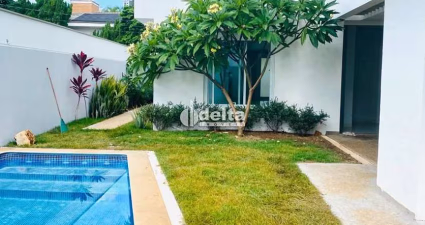 Casa condomínio Gavea Hiil 1  disponível para locação no bairro Morada da Colina em Uberlândia-MG em