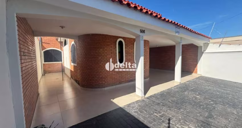 Casa disponível para locação no bairro Custódio Pereira em Uberlândia-MG