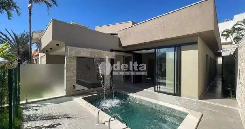 Casa no condomínio Jardins Barcelona disponível no bairro Nova Uberlândia em Uberlândia-MG