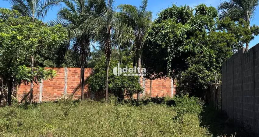 Terreno disponível para venda no bairro morada nova em uberlândia-mg.