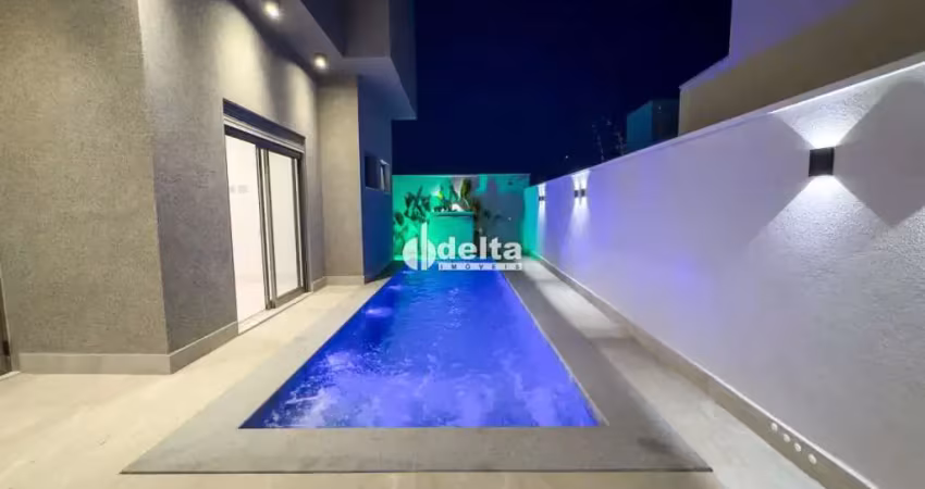 Casa residencial em condomínio disponível para venda no bairro nova uberlândia em uberlândia-mg.