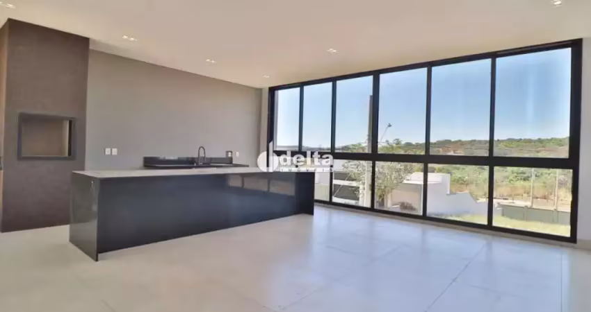 Casa em condomínio com 03 suítes disponível para locação e venda no bairro granja marileusa uberlândia em uberlândia-mg.