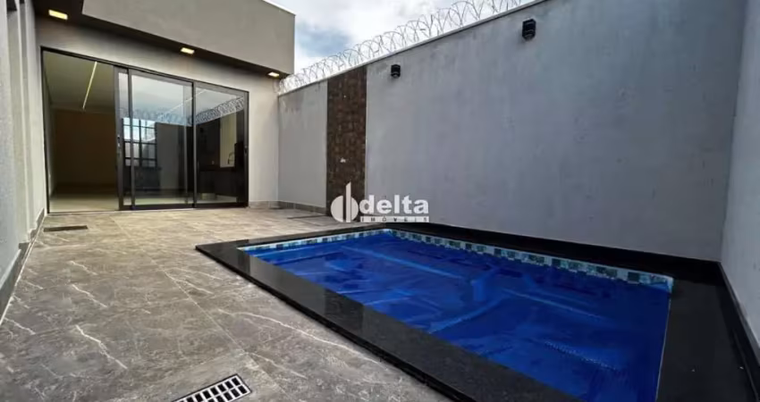 Casa residencial com 3 quartos disponível para locação no bairro santa mônica em uberlândia-mg.