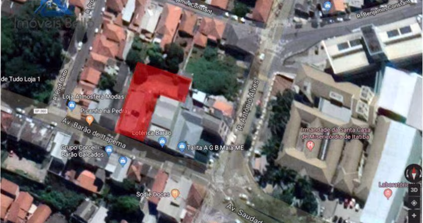 Terreno à venda, 998 m² por R$ 2.100.000,00 - Centro - Itatiba/SP