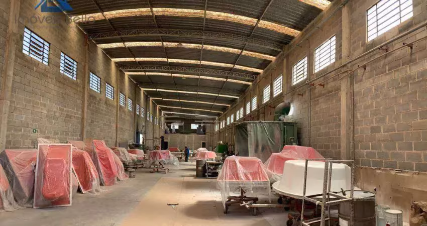 Barracão para alugar, 700 m² por r$ 12.322,25/mês - jardim monte verde - itatiba/sp