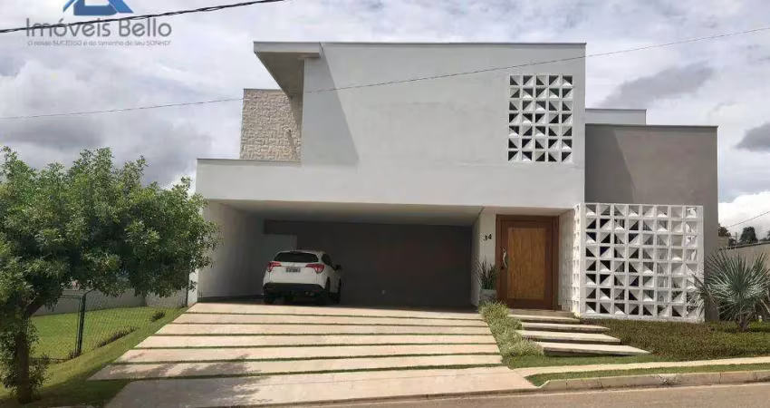 Casa com 4 dormitórios à venda, 400 m² por r$ 3.900.000,00 - condominio 7 lagos - itatiba/sp