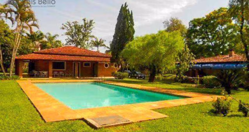 Chácara com 3 dormitórios à venda, 10702 m²  - Recanto dos Pássaros - Itatiba/SP