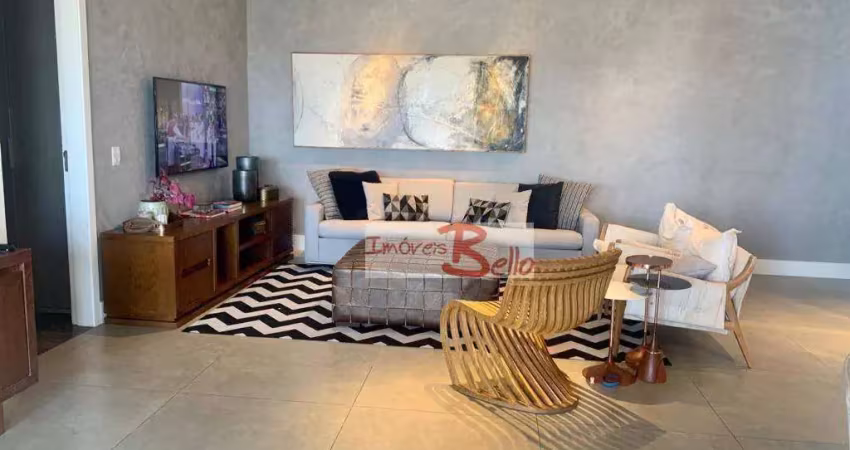 Apartamento com 3 dormitórios para alugar, 118 m² por r$ 6.572,92/mês - centro - itatiba/sp
