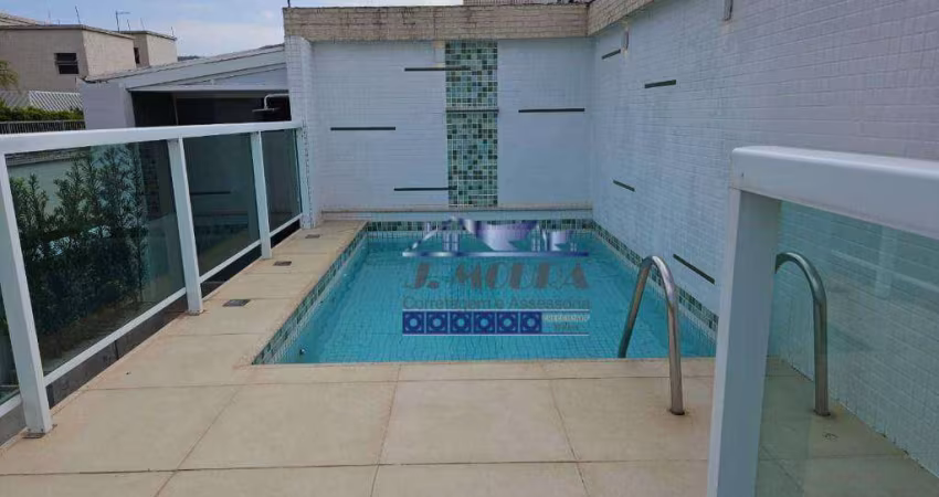 COBERTURA REFORMADA NA PONTA DA PRAIA - ÓTIMA LOCALIZAÇÃO  - PISCINA E CHURRASQUEIRA
