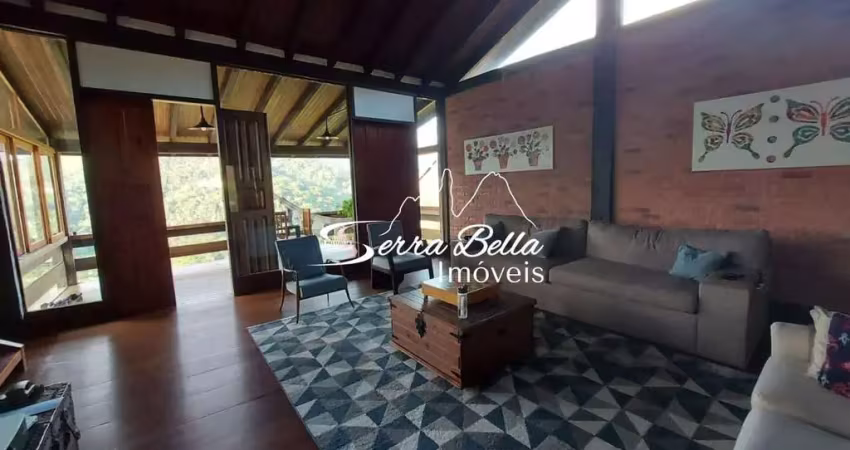 Casa com 5 dormitórios à venda, 500 m² por r$ 1.350.000,00 - golfe - teresópolis/rj