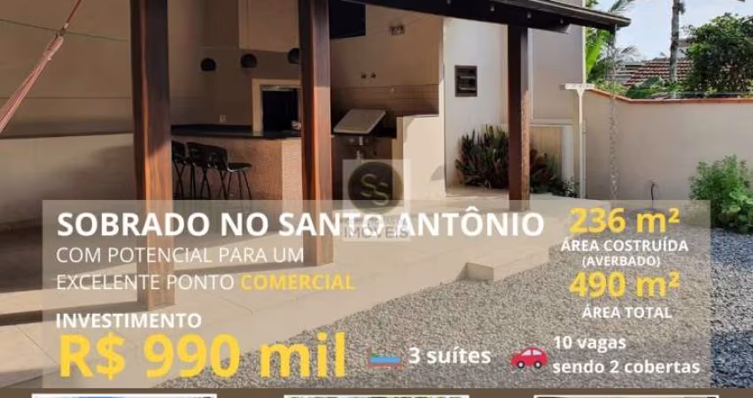 Casa à Venda no bairro Santo Antônio, localizado na cidade de Joinville/SC