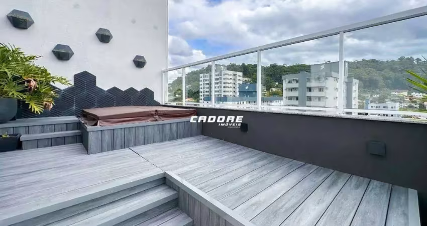 Cobertura Exclusiva no Vila Nova com Terraço, Hidro e Mobiliada | Cadore Imóveis